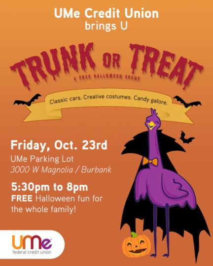 UMe's Trunk or Treat flyer for 2026