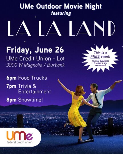 La La Land Movie Flyer